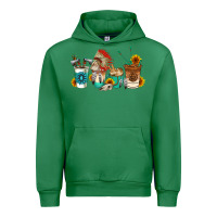 Emerald indian coffee cups Urban Hoodie - AdoDesignShop