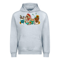 Heather Grey indian coffee cups Urban Hoodie - AdoDesignShop