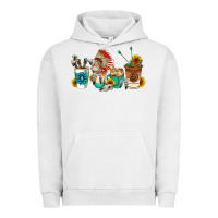 Pigment Lunar Rock indian coffee cups Urban Hoodie - AdoDesignShop