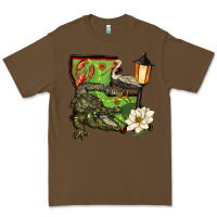 Cacao louisiana state Premium Tee - BarkalooDesign
