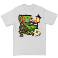 Dove Grey louisiana state Premium Tee - BarkalooDesign