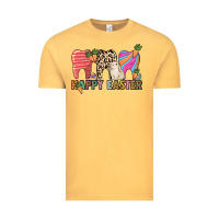 Vintage Mustard Happy Easter Dental Vintage Tee - HowdyJamesFarm