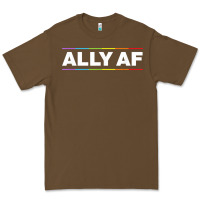 Cacao Ally AF Pride Rainbow Shirt  Proud LGBTQ Ally TShirt Premium Tee - minhPixels
