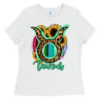 White Taurus Zodiac Ladies Tee - Bettercallsaul