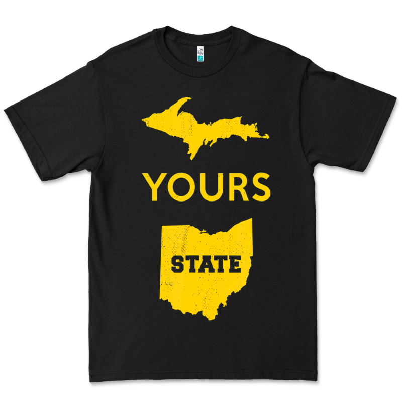 Up Yours State Of Ohio Funny Anti Oh Pro Michigan Meme Premium Tee by minhPixels | Teevron