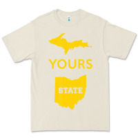 Bone Up Yours State Of Ohio Funny Anti Oh Pro Michigan Meme Premium Tee - minhPixels