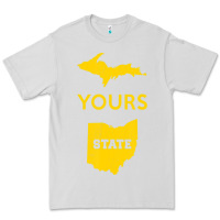 Dove Grey Up Yours State Of Ohio Funny Anti Oh Pro Michigan Meme Premium Tee - minhPixels