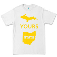 White Up Yours State Of Ohio Funny Anti Oh Pro Michigan Meme Premium Tee - minhPixels