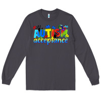 Smoke Autism acceptance Long Sleeve Tee - CowGirlArtShop