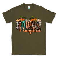 Army Green western howdy pumpkin Classic Tee - NancyCooperArtShop