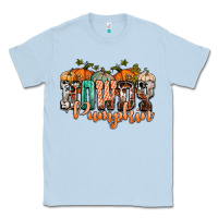 Dusty Blue western howdy pumpkin Classic Tee - NancyCooperArtShop