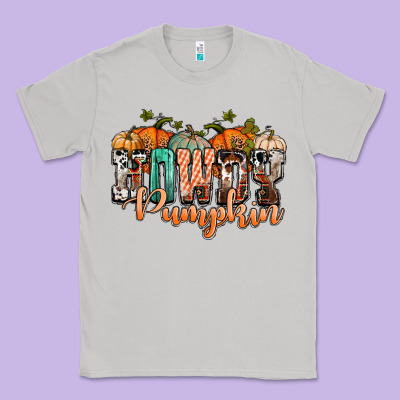 Western Howdy Pumpkin Classic Tee Designed By Nancycooperartshop