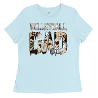 Baby Blue Volleyball Dad Ladies Tee - Bettercallsaul