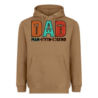 Toasted Coconut dad man myth legend Heavyweight Hoodie - Artiststas