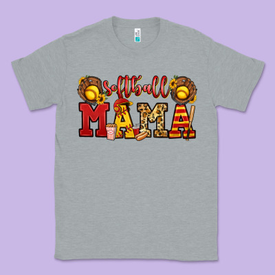 Softball Mama Classic Tee Designed By Jasminsmagicworld