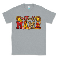 Heather Grey softball mama Classic Tee - Jasminsmagicworld