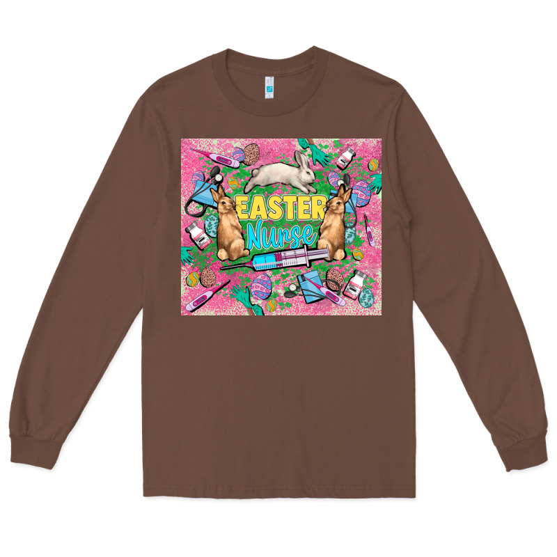 Easter Nurse Easter Day Tumbler Long Sleeve Tee by HowdyJamesFarm | Teevron