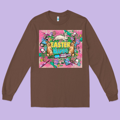 Easter Nurse Easter Day Tumbler Long Sleeve Tee Designed By Howdyjamesfarm