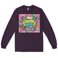 Plum Easter Nurse Easter Day tumbler Long Sleeve Tee - HowdyJamesFarm