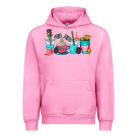 Fuchsia Pink race day coffe cup Urban Hoodie - AdoDesignShop