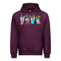 Mauve Wine race day coffe cup Urban Hoodie - AdoDesignShop