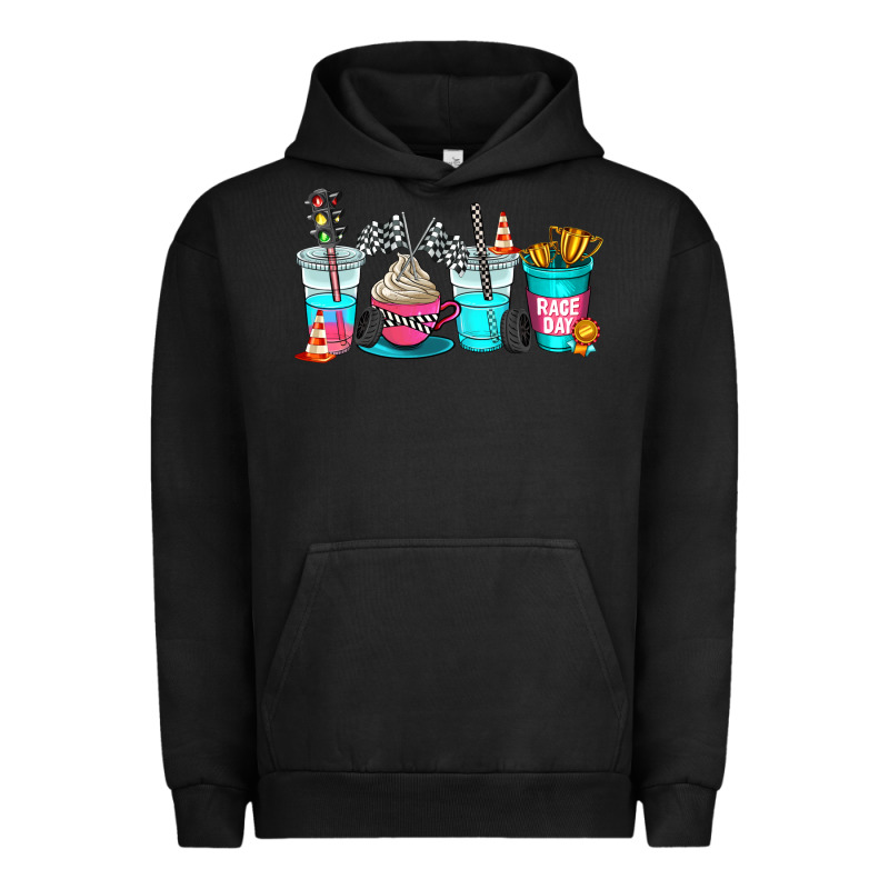 Race Day Coffe Cup Urban Hoodie by AdoDesignShop | Teevron