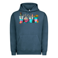 Pigment Midnight Navy race day coffe cup Urban Hoodie - AdoDesignShop