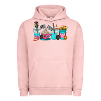 Pigment Salmon race day coffe cup Urban Hoodie - AdoDesignShop