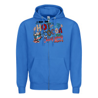 True Royal I Run Hot Cocoa And Christmas Cheer Zipper Hoodie - CowhideDigitalArt