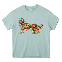 Arona christmas bengal cat Heavy Core Tee - LillyAllenDesigns