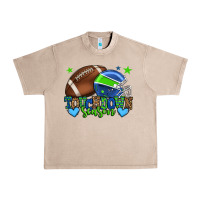 French Oak Touchdown season American football green and blue Urban Heavy Tee - HowdyJamesFarm