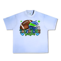 Grape Ice Touchdown season American football green and blue Urban Heavy Tee - HowdyJamesFarm