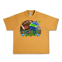Peanut Butter Touchdown season American football green and blue Urban Heavy Tee - HowdyJamesFarm