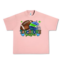 Salmon Touchdown season American football green and blue Urban Heavy Tee - HowdyJamesFarm