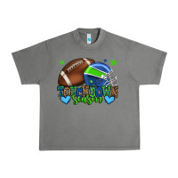 Tornado Touchdown season American football green and blue Urban Heavy Tee - HowdyJamesFarm