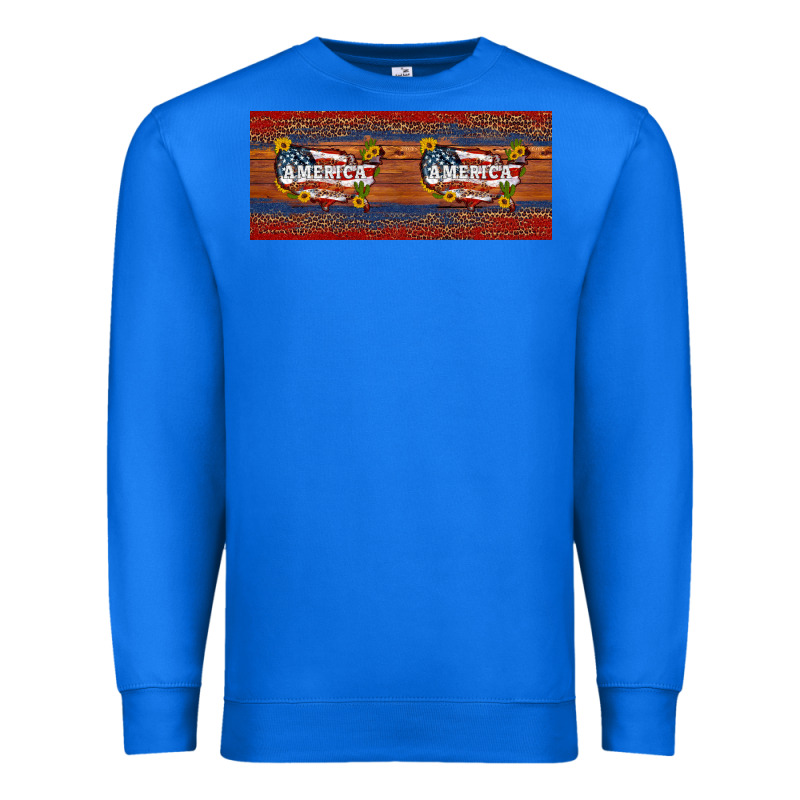 Usa Map 11oz Mug Premium Sweatshirt by Artiststas | Teevron