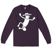 Plum shaun the sheep Long Sleeve Tee - minhPixels