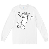 White shaun the sheep Long Sleeve Tee - minhPixels