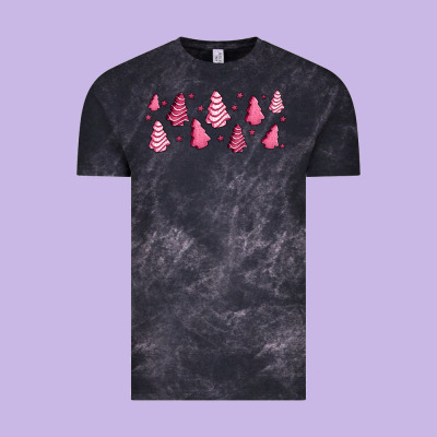 Pink Christmas Cakes Vintage Tee Designed By Jasminsmagicworld