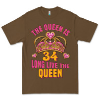Cacao the queen is 34 long live the queen Premium Tee - Jasminsmagicworld
