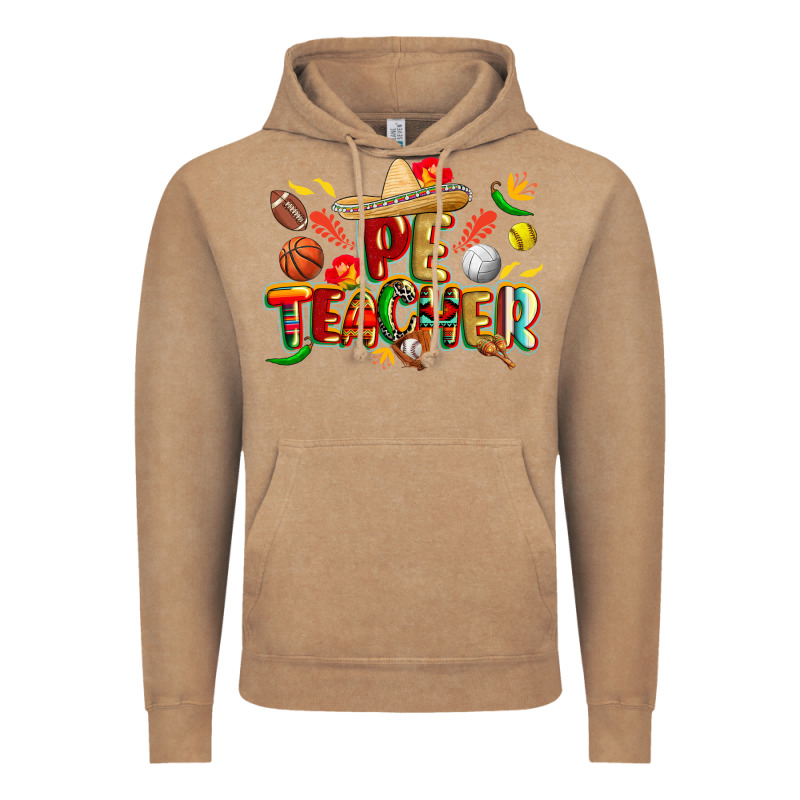 Cinco De Mayo Pe Teacher Vintage Hoodie by CowGirlArtShop | Teevron