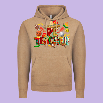Cinco De Mayo Pe Teacher Vintage Hoodie Designed By Cowgirlartshop