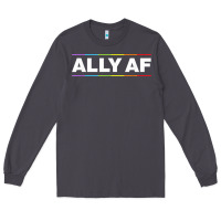 Smoke Ally AF Pride Rainbow Shirt  Proud LGBTQ Ally TShirt Long Sleeve Tee - minhPixels