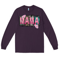 Plum Mama vibes Mother's Day Long Sleeve Tee - CowGirlArtShop