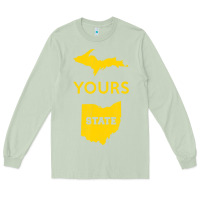 Matcha Up Yours State Of Ohio Funny Anti Oh Pro Michigan Meme Long Sleeve Tee - minhPixels