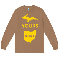 Toasted Coconut Up Yours State Of Ohio Funny Anti Oh Pro Michigan Meme Long Sleeve Tee - minhPixels