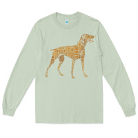 Matcha Vizsla Dog Owner Funny Gift I Love My Vizsla Dog Vizsla Long Sleeve Tee - minhPixels