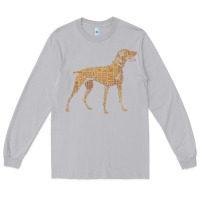 Moon Dust Vizsla Dog Owner Funny Gift I Love My Vizsla Dog Vizsla Long Sleeve Tee - minhPixels