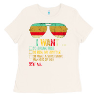 Bone I Want to Break Free to Ride My Bicycle Want It All Ladies Tee - Bettercallsaul