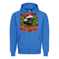 True Royal meowy christmas Zipper Hoodie - CowhideDigitalArt